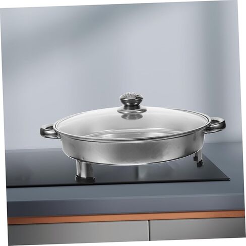 Zerodeko Stainless Steel Fish Roasting Plate Rectangular Baking Tray Rack for Hotels Buffet in Saudi Arabia