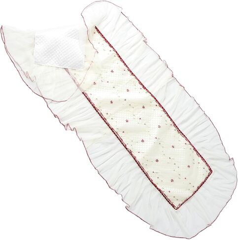 غطاء حماية Guzheng من الدانتيل السميك من Beavorty، تصميم مانع للانزلاق، واقي من الغبار بنمط الأزهار، قطعة قماش واقية قابلة لإعادة الاستخدام لـ Guzhengs، قطعة واحدة تناسب الجميع in Kuwait