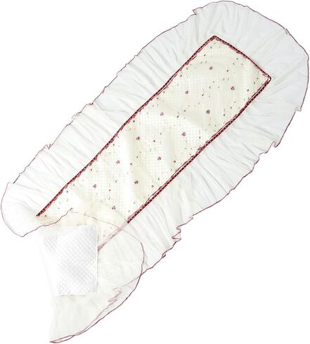 غطاء Zerodeko Guzheng من القماش السميك المزخرف أداة حماية مضادة للانزلاق والغبار من قماش Guzheng بنمط الأزهار مناسب عالميًا in Kuwait