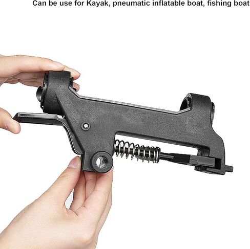 دعامة محرك كهربائي 12 فولت لقارب الكاياك القابل للنفخ، حامل تعليق بلاستيكي، دوران 90 درجة in Kuwait