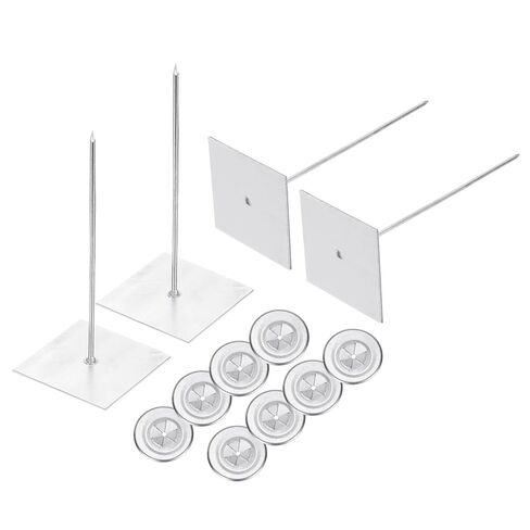 50mm Self Stick Insulation Pins, 30 Sets 1.5 Inch Self Locking Round Washers Aluminum Insulation Hangers for Foam Board Wall Floor Ceiling in Saudi Arabia