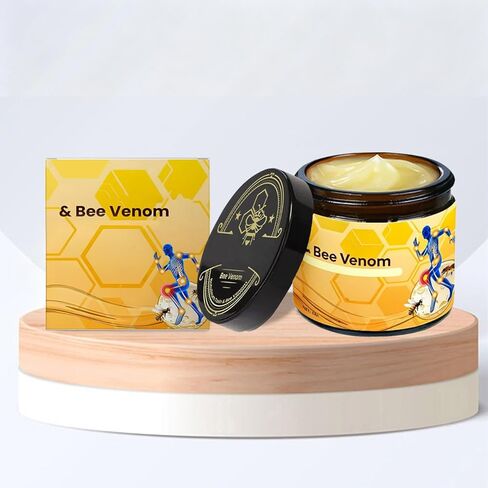 2 Pcs Bee Venom Cream, Professional Bee Venom Cream Joint and Bone Cream for Back, Knee, Hands, Neck, Feet in Saudi Arabia