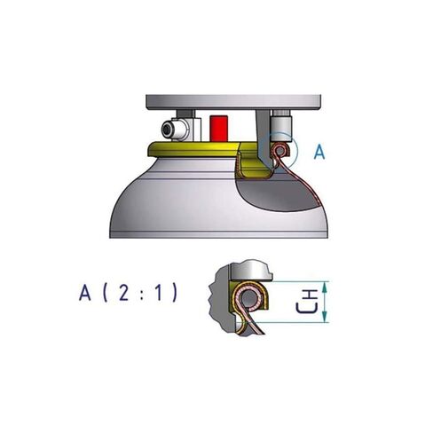 مقياس البطاقة لعلبة رش المؤشر A2105 قياس قطر فم الزجاجة in Kuwait