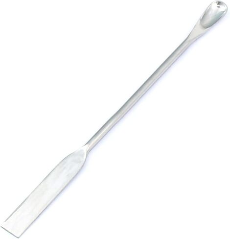 Stainless Steel Lab Micro Spatula Flat Square/Spoon Ends 7" Length in Saudi Arabia