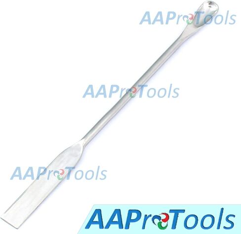 Stainless Steel Lab Micro Spatula Flat Square/Spoon Ends 7" Length in Saudi Arabia