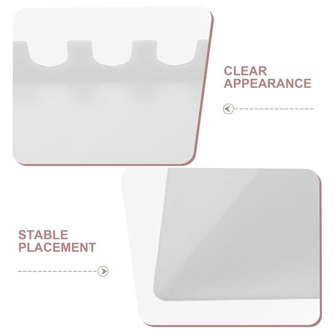 BESTYASH Plastic Lab Pipette Rack Stand Holder for 5 Micropipettes, Laboratory Plastic Pipettor Storage Organizer, Compact Lab Rack Holder for Scientific Workbench in Kuwait