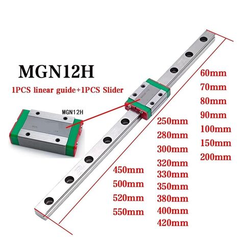 60-550mm MGN12 Linear Guide + MGN12H Slide(280mm) in Saudi Arabia