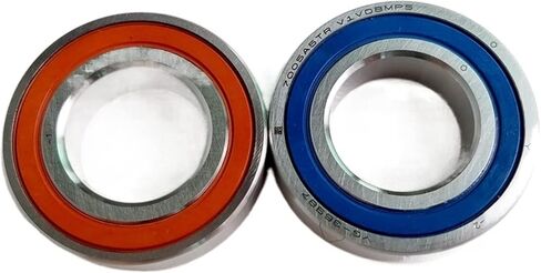 1 Pair 7004 H7004C 2RZ P4 DF A 20x42x12 20x42x24 Sealed Angular Contact Bearings Speed Spindle CNC ABEC-7(DB) in Saudi Arabia