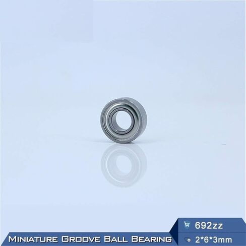 692ZZ H2.5 Deep Groove Ball Bearing 2 * 6 mm ABEC- 3 Miniature Non Standard 692 Z ZZ High Precision Bearings 692z in Saudi Arabia