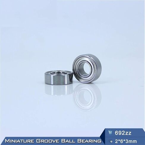 692ZZ H2.5 Deep Groove Ball Bearing 2 * 6 mm ABEC- 3 Miniature Non Standard 692 Z ZZ High Precision Bearings 692z in Saudi Arabia