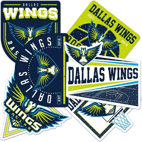 Desert Cactus Dallas Wings WNBA Women's National Basketball Association Officially Licensed Sticker Vinyl Decal Laptop Water Bottle Car Scrapbook (Type 2-3) in Saudi Arabia