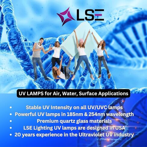 مجموعة مصابيح LSE Lighting PUR403H للأشعة فوق البنفسجية متوافقة مع TFH-16/5 | لمبة بديلة عالية الأداء | مصممة في الولايات المتحدة الأمريكية in Kuwait