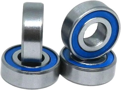 10 Pieces MR125 Bearing 5x12x4 mm Miniature MR125-2RS MR125RS 5 * 12 4 deep Groove Ball(MR84-2RS 4x8x3mm) in Saudi Arabia