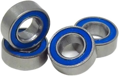 10 قطع MR125 تحمل 5x12x4mm مصغرة MR125-2RS MR125RS 5*12 4 كرة أخدود عميقة (MR84-2RS 4x8x3 مللي متر) in Kuwait