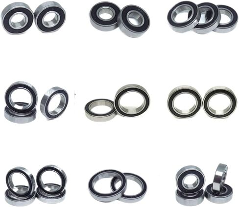 2 قطع 6806-2RS تحمل 30x42x7 مم 6806RS 61806 2RS RS 30*42 7 دراجة كروية رفيعة 6806 (6802-2RS أزرق) in Kuwait