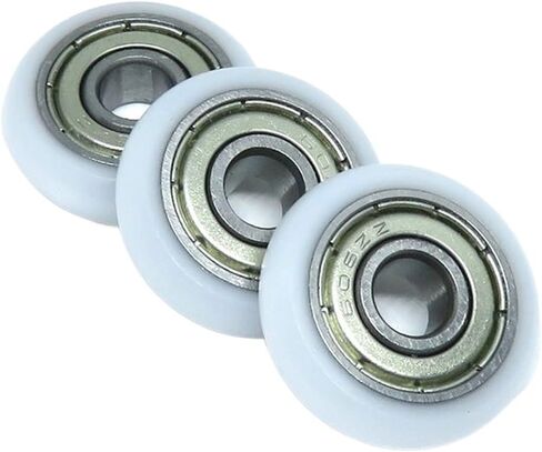 10 قطع 6 × 22 × 6 مم بكرة مطلية بوم BSR60622-6 22 قطر بولي أسيتال عجلة ملفوفة صامتة 6 * دليل الباب والنافذة in Kuwait