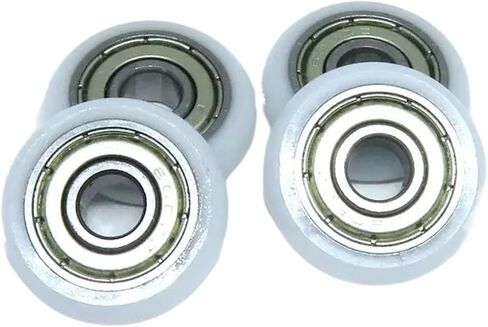 10 قطع 6 × 22 × 6 مم بكرة مطلية بوم BSR60622-6 22 قطر بولي أسيتال عجلة ملفوفة صامتة 6 * دليل الباب والنافذة in Kuwait