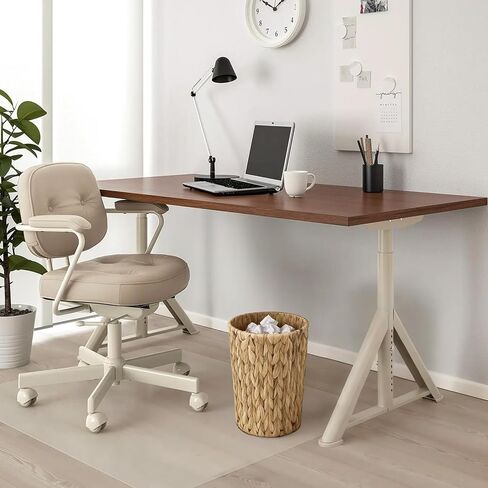 سلة مهملات صفير الماء، سلة نفايات من الألياف الطبيعية المنسوجة يدويًا، سلة قمامة صغيرة مزخرفة من بوهو للحمام وغرفة النوم والمكتب، 7.5 بوصة × 6.5 بوصة × 11 بوصة in Kuwait