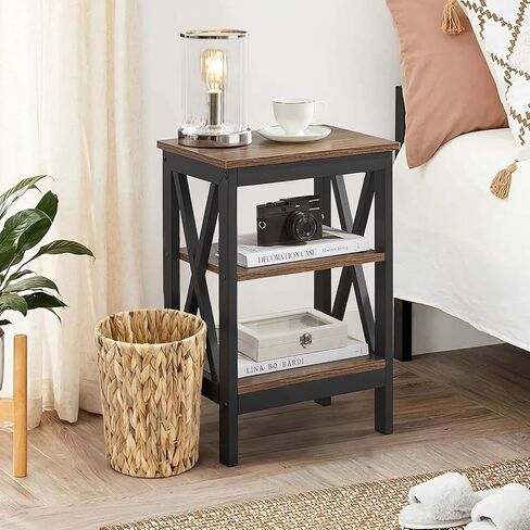 Water Hyacinth Wicker Trash Can, Handwoven Natural Fiber Waste Basket, Small Boho Decorative Garbage Bin for Bathroom, Bedroom, Office, 7.5"×6.5"×11" in Saudi Arabia