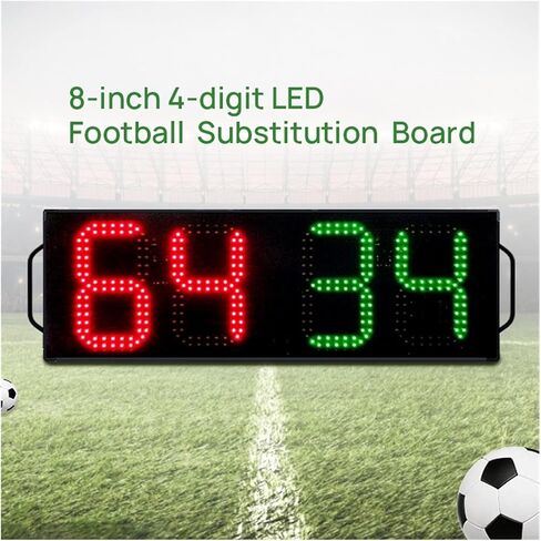 Digital Scoreboard, Electronic Large Basketball Scoreboard, L Football Referee Injury Stop Time Display in Kuwait