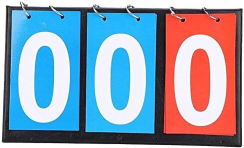 Scoreboard 3 Digit Portable Flip Sports Scoreboard Score Counter for Table Tennis Basketball. in Kuwait