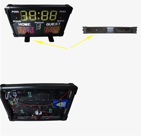 LED Digital Scoreboard Led Multifunctional Sports Electronic Scoreboard, Wall-Mount Scoreboard Digital Scoreboard for Basketball League Wrestling in Kuwait