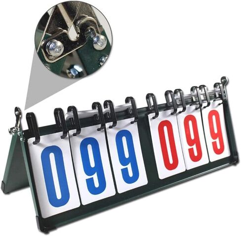 Scoreboard Basketball Scoreboard 6-Digit Multi-Function Table Tennis Scorer 6-Digit Sports Scoreboard and Timer in Kuwait
