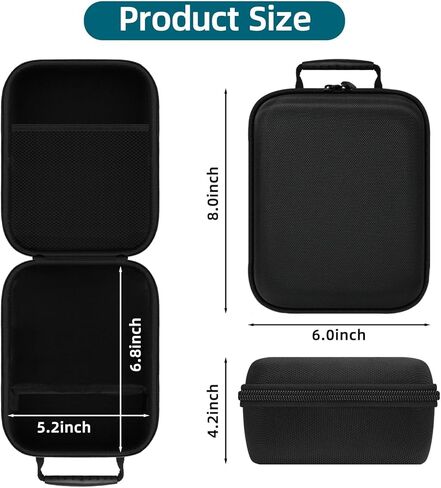 حافظة كاميرا لكاميرا Kodak PIXPRO AZ528/AZ255/AZ405/AZ425/AZ401 الرقمية، حافظة واقية لحقيبة كاميرا السفر مع أشرطة كتف قابلة للتعديل - أسود (الجراب فقط) in Kuwait