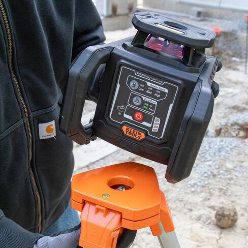 Klein Tools 93RLS مجموعة أدوات مستوى الليزر الدوارة ذاتية التسوية باللون الأخضر، أفقي/عمودي مع نقطة راسيا، نطاق 1150 قدم، قابل لإعادة الشحن، حامل ثلاثي القوائم، كاشف، قضيب درجة 9 أقدام، حقيبة حمل، ≥ 5 ميجاوات فئة 3R in Saudi Arabia