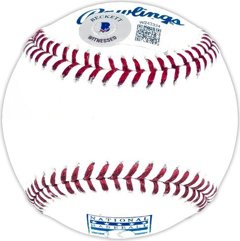Ken Griffey Jr. Autographed Official Hall of Fame HOF Logo Baseball Seattle Beckett BAS Witness Stock #234580 in Saudi Arabia