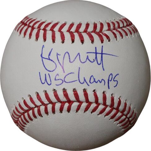 جورج بريت موقعة من كانساس سيتي OML Baseball WS Champs FAN in Saudi Arabia