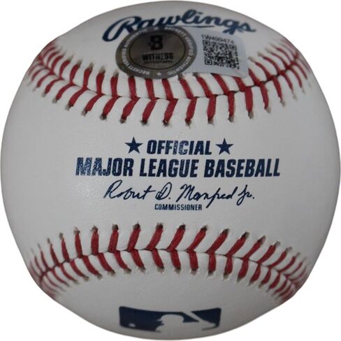 Gregg Olson Autographed Baltimore Orioles OML Baseball AL ROY Beckett 48018 in Saudi Arabia