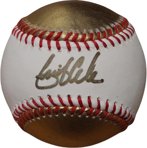 Gerritt Cole Autographed New York OML White Gold Baseball FAN in Saudi Arabia