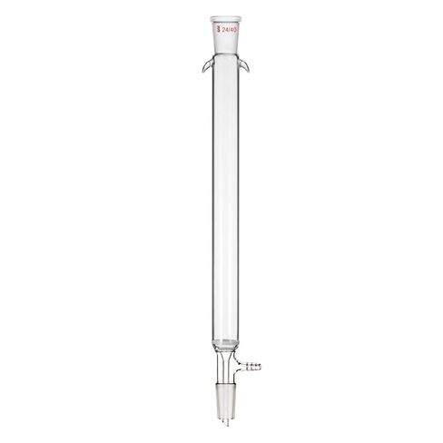 100ml 24/40 Glass Chromatography Column OD 25mm 300mm W/10mm Vacuum Adapter Lab Glassware in Saudi Arabia