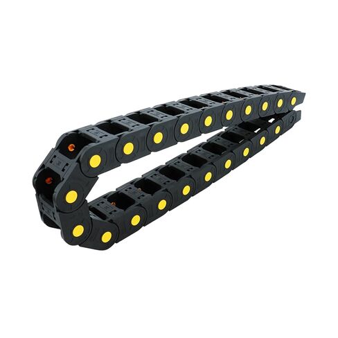 45x75 mm 45 * 75 mm Nylon Mochine Towline Plastic Cable Chain Drag Chain Slient Bridge L 1m for CNC Router in Saudi Arabia