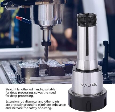 حامل ظرف كوليت 5C ER40، حامل قاطعة الطحن، أداة مخرطة طحن CNC قوية، مادة فولاذية عالية الصلابة، ساق مستقيمة للمعالجة العميقة in Kuwait