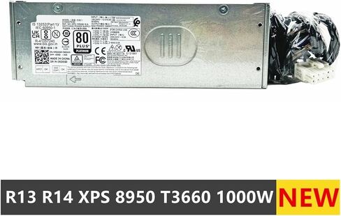 ل R13 R14 XPS 8950 T3660 1000W امدادات الطاقة RD0G0 R61D8 43YPM AC1000EPS-00 L1000EPS-00 D1000EPS-00 in Kuwait