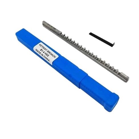 Push-Type Keyway Broach 1PC 2/3/4/5/6/8/10/12/14/16/18mm A1/B1/C1/D1/E1 Type Push Keyway Broaches HSS Tools(D1 14mm) in Saudi Arabia