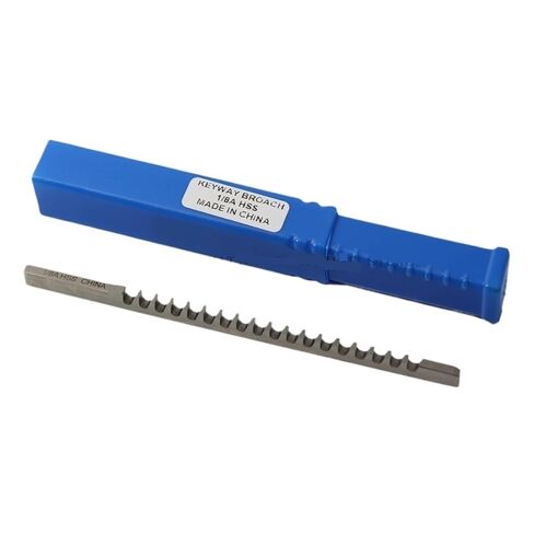 Push-Type Keyway Broach 1pc 1/8 A Push Type Keyway Broach Inch Size High Speed Steel HSS Cutting Tool in Saudi Arabia