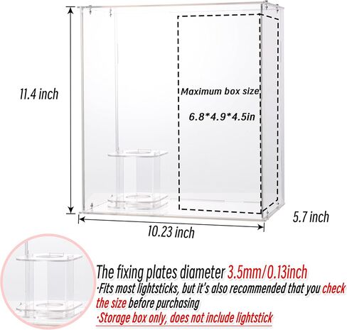 Kpop Lightsticks Display Case,Compatible with Stray Kids Lightstick/Army Bomb/Official Light Stick,Acrylic Holder Accessories in Saudi Arabia