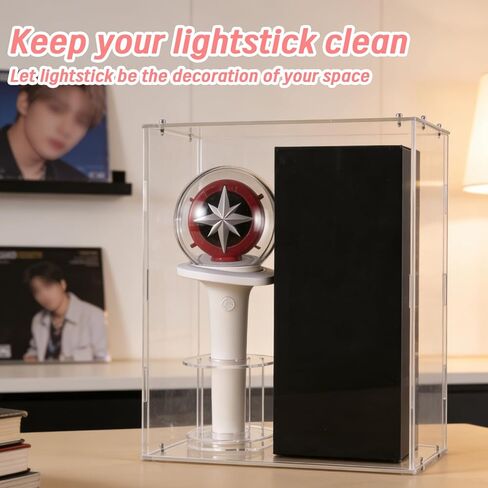 Kpop Lightsticks Display Case,Compatible with Stray Kids Lightstick/Army Bomb/Official Light Stick,Acrylic Holder Accessories in Saudi Arabia
