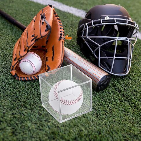 8 PCS Championship Ring Display Case, Clear Championship Ring Holder Box, Plastic Display Easel Coin Stand Holder, Single Stand 1 Slot Ring Hole Storage Box for Jewelry Sport Ring Candy, 2.16 Inch in Kuwait