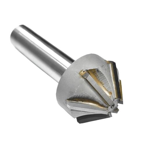 1pcs Chamfer Milling Cutter with Brazing Carbide Blade 60/90 Degrees CNC Metal Tools Chamfering Cutting Tool Deburring(35x90deg x6Fx12mm) in Saudi Arabia