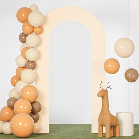 ترقية 7.2FT غطاء خلفية قوس مفتوح مغبر الأزرق دنة جولة أعلى قوس الزفاف يغطي على الوجهين على شكل حرف U قوس حامل يغطي لحفلة عيد ميلاد مأدبة استقبال بالون قوس ديكور in Kuwait