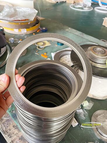 حشية جرح حلزونية من GemmySeal مع حلقة داخلية SUS304، مملوءة بالجرافيت، 5 قطع 2-1/2 بوصة DN65 in Kuwait