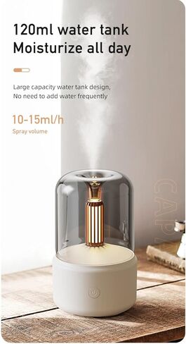 Ssential Oil Diffuser, Aromatherapy Diffuser with Auto Shut-Off Function, Ultrasonic Diffusers for Essential Oils, Cool Mist Humidifier with Warm Lights for Home & Office in Saudi Arabia