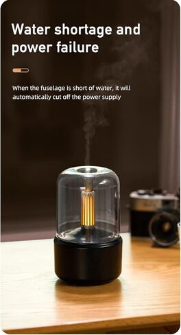 Ssential Oil Diffuser, Aromatherapy Diffuser with Auto Shut-Off Function, Ultrasonic Diffusers for Essential Oils, Cool Mist Humidifier with Warm Lights for Home & Office in Saudi Arabia