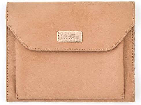 حافظة بإبرة مزدوجة مدببة من مجموعة KnitPro Clay - 8.5 بوصة × 6.9 بوصة × 0.5 بوصة in Kuwait