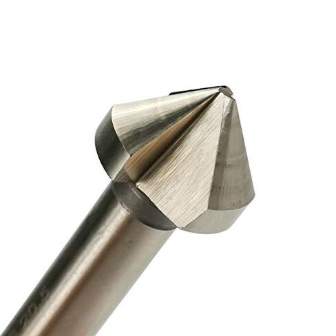 6pcs Countersink Drill Bit Set 90 Degrees 3 Flute Chamfering Cutter End Mill Tool 6.3-20.5mm HSS for Wood Metal Machine Tools in Saudi Arabia