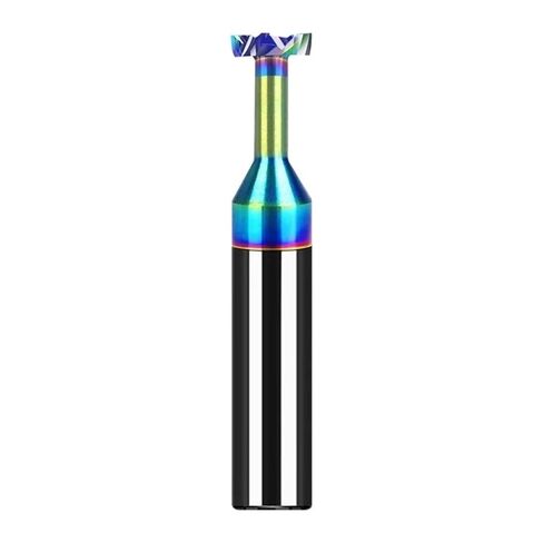 HRC58 T Slot End Mill Milling Cutter 3-16mm Shank Tungsten Carbide CNC Groove Router Bit for Stainless Steel Alloy(D10xH1.5xC10x60L) in Saudi Arabia